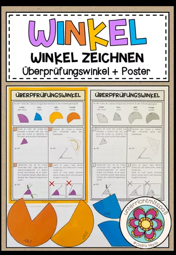WINKEL - Poster + Merkblatt – Unterrichtsmaterial im Fach Mathematik