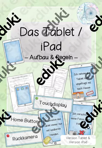 Tablet / iPad - Aufbau und Regeln