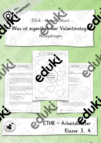 Komplimente würfeln (Valentinstag) - Aktivität zur Wertschätzung –  Unterrichtsmaterial im Fach Ethik & Werte und Normen