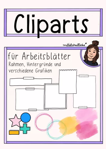 Cliparts - Zierleisten für Arbeitsblätter – Unterrichtsmaterial im Fach  Fachübergreifendes