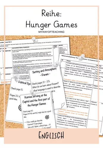 The Hunger Games: Englische Lektüre für das 3. 4. und 5. Lernjahr
