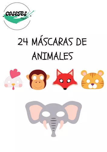 Actividades para Educación Infantil: 12 máscaras de animales