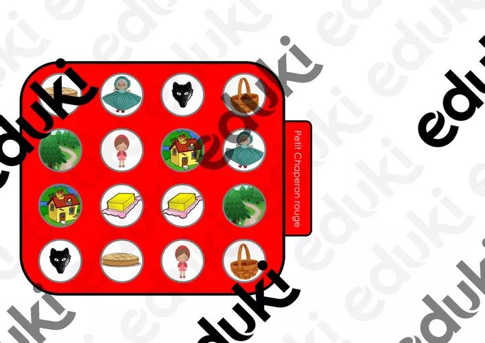 Le Petit Chaperon Rouge Maison Percée Jeu de société Logique Pensée Puzzle  Éducation précoce Jouets Focus Bébé Parent-enfant Jeux interactifs