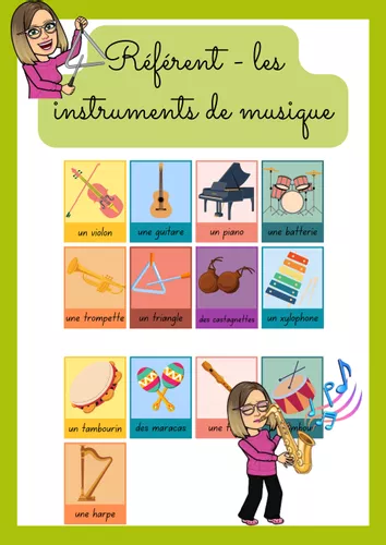 Référent les instruments de musique - Ressource pédagogique pour ton cours  de Français
