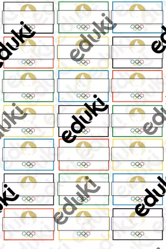 Etiquettes prénoms Jeux Olympiques - Ressource pédagogique pour