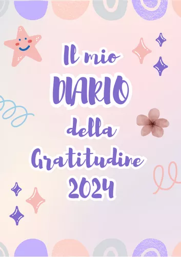 Diario della gratitudine 2024 - Materiale didattico per la materia