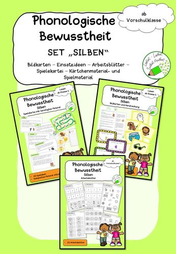 Materialpaket Phonologische Bewusstheit SILBEN materialpaket-phonologische-bewusstheit-silben