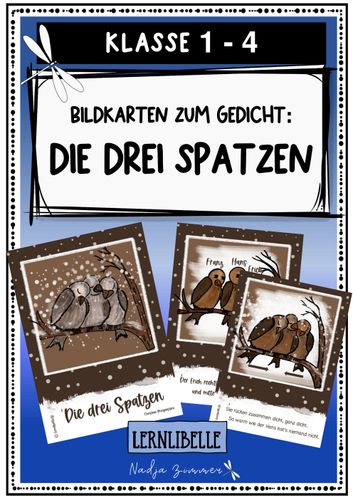 bildkarten zum gedicht drei spatzen von christian morgenstern umgang mit gedichten in der grundschule winter Die Drei Spatzen Unterrichtsmaterial
Bildkarten zum Gedicht "Die drei Spatzen" von Christian Morgenstern