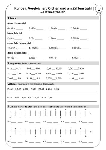 dezimalzahlen runden ordnen vergleichen zahlenstrahl Runden Von Dezimalzahlen Arbeitsblatt
Dezimalzahlen Runden Ordnen Vergleichen & Zahlenstrahl