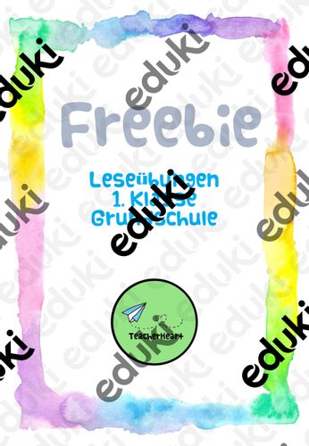 Freebie Leseübungen Klasse 1 März – Unterrichtsmaterial im Fach Deutsch