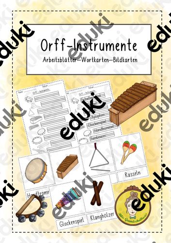 orff instrumente arbeitsblatt und bildkarten Orff Instrumente Arbeitsblatt
Orff Instrumente Arbeitsblatt und Bildkarten – Unterrichtsmaterial