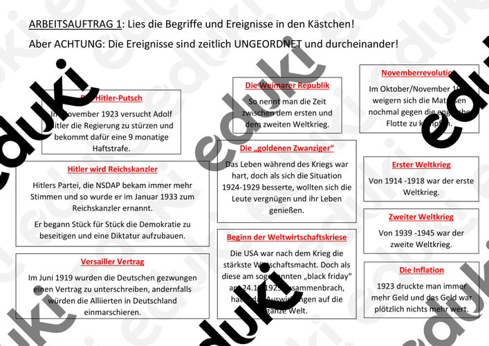 weimarer republik ein uberblick als zeitleiste Weimarer Republik Unterrichtsmaterial
Weimarer Republik Ein Überblick als Zeitleiste – Unterrichtsmaterial