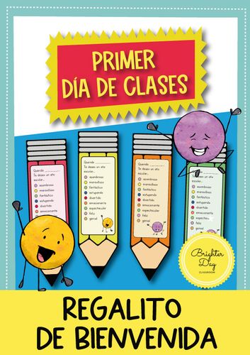 Vuelta al colegio: regalo de bienvenida (Español) - material de la  siguiente asignatura Material interdisciplinario