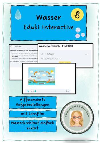 wasser eduki interactive Eduki Unterrichtsmaterial
Wasser Eduki Interactive – Unterrichtsmaterial im Fach Sachunterricht