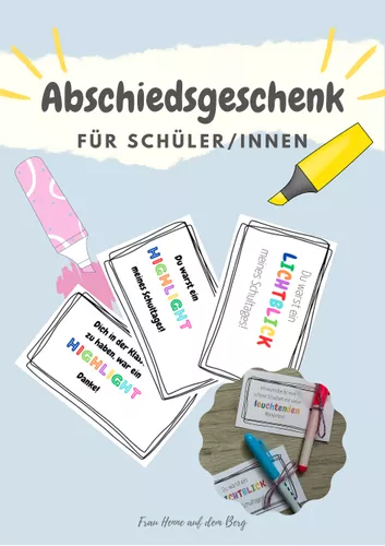Abschiedsgeschenk Textmarker F r Sch lerinnen Unterrichtsmaterial abschiedsgeschenk-textmarker-f-r-sch-lerinnen-unterrichtsmaterial