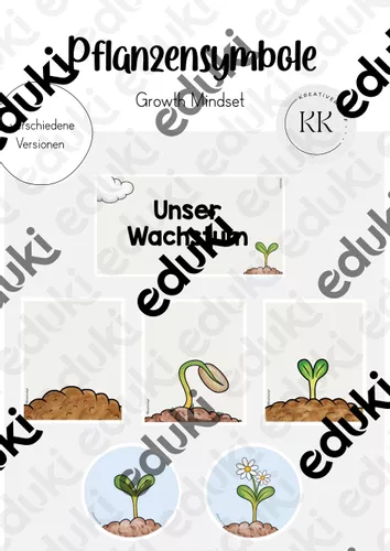 Pflanzensymbole Growth Mindset Feedback Unterrichtsmaterial Im pflanzensymbole-growth-mindset-feedback-unterrichtsmaterial-im