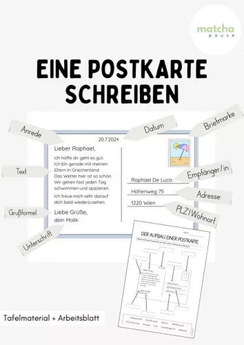 Eine Postkarte Schreiben Unterrichtsmaterial Im Fach Deutsch eine-postkarte-schreiben-unterrichtsmaterial-im-fach-deutsch
