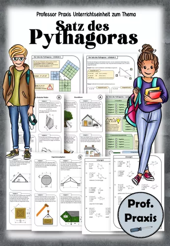 MATHEMATIK Satz Des Pythagoras Unterrichtsmaterial Im Fach Mathematik mathematik-satz-des-pythagoras-unterrichtsmaterial-im-fach-mathematik