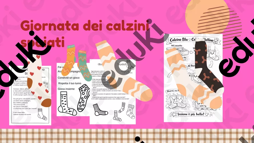 Giornata dei calzini spaiati - Materiale didattico per la materia ...
