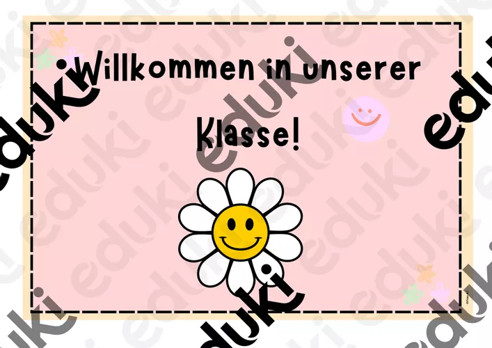 Willkommensschild Klasse Unterrichtsmaterial Im Fach Fach bergreifendes Willkommensschild Klasse Unterrichtsmaterial Im Fach Fach bergreifendes