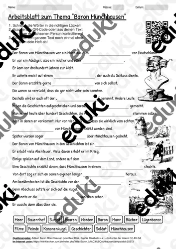 arbeitsblatt baron muenchhausen onlineuebung mp3 1 Baron Münchhausen Unterrichtsmaterial
Arbeitsblatt "Baron Münchhausen" lineübung & MP3