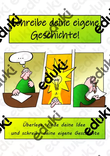 Poster Schreibe Deine Eigene Geschichte Unterrichtsmaterial Im Poster Schreibe Deine Eigene Geschichte Unterrichtsmaterial Im