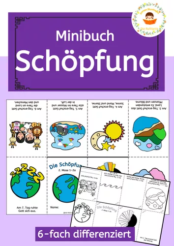 schopfung minibuch buddybook Schöpfung Unterrichtsmaterial
Die Schöpfung Minibuch Buddybook – Unterrichtsmaterial im Fach Religion