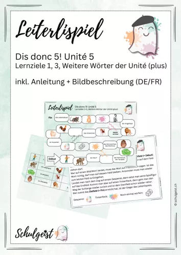 Leiterlispiel Franz sisch Dis Donc 5 Unit 5 plus leiterlispiel-franz-sisch-dis-donc-5-unit-5-plus