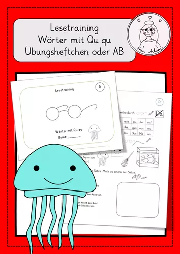 Lesetraining W rter Mit Qu Qu Trainingsheftchen Oder AB lesetraining-w-rter-mit-qu-qu-trainingsheftchen-oder-ab