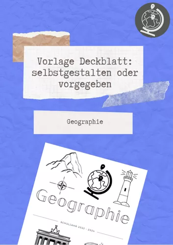 deckblatt fur den hefter geographie Geographie Unterrichtsmaterial
Deckblatt für den Hefter Geographie – Unterrichtsmaterial im Fach Erdkunde