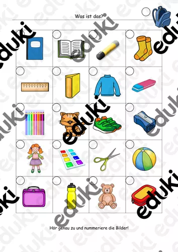 DaZ DaF Was Geh rt In Die Schultasche Arbeitsbl tter Tafelmaterial DaZ DaF Was Geh rt In Die Schultasche Arbeitsbl tter Tafelmaterial