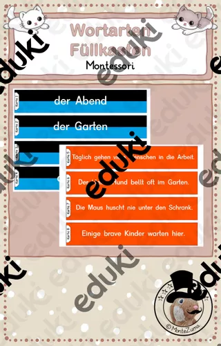 wortarten fullkasten eduki Eduki Unterrichtsmaterial
Wortarten Füllkasten eduki – Unterrichtsmaterial im Fach Deutsch
