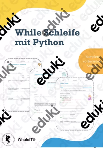While Schleife mit Python - Komplett vorbereitete Stunde ...