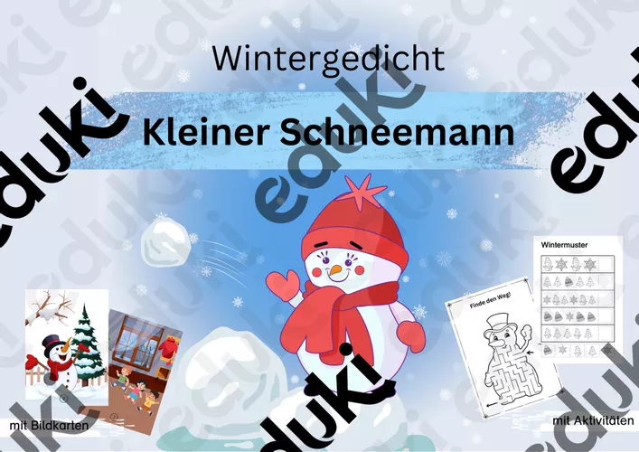 Wintergedicht Kleiner Schneemann Unterrichtsmaterial Im Fach Deutsch wintergedicht-kleiner-schneemann-unterrichtsmaterial-im-fach-deutsch