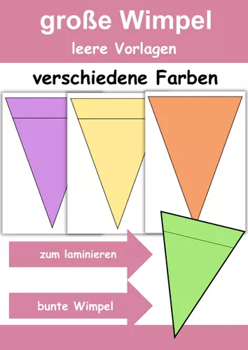 Wimpel Vorlagen Zum Ausdrucken Und Laminieren Unterrichtsmaterial Im wimpel-vorlagen-zum-ausdrucken-und-laminieren-unterrichtsmaterial-im