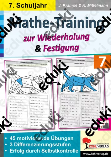 Mathe Training Zur Wiederholung Und Festigung Klasse 7 mathe-training-zur-wiederholung-und-festigung-klasse-7