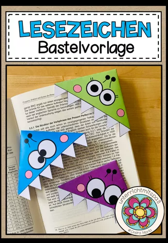 Lesezeichen Leseecken Bastelvorlage Unterrichtsmaterial In Den lesezeichen-leseecken-bastelvorlage-unterrichtsmaterial-in-den