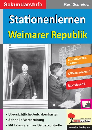stationenlernen weimarer republik Weimarer Republik Unterrichtsmaterial
Stationenlernen Weimarer Republik – Unterrichtsmaterial im Fach Geschichte