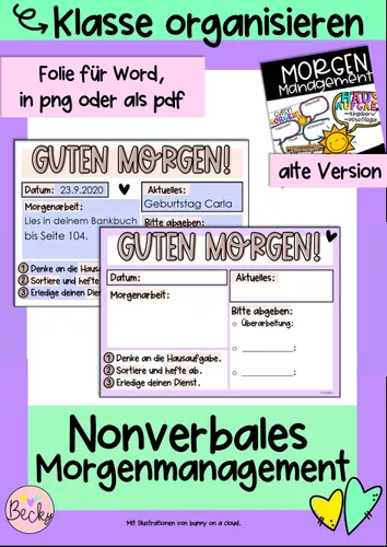 Classroom Management Morgenritual Morgenmanagement classroom-management-morgenritual-morgenmanagement