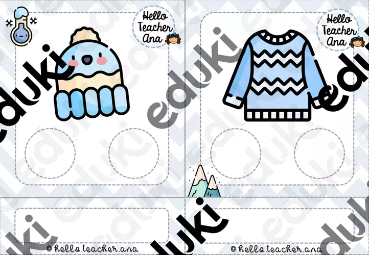 WINTER CLOTHES ROPA INVIERNO Espa ol ingl s valenciano