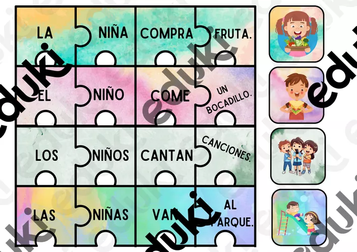 Rompecabezas didacticos para imprimir sales