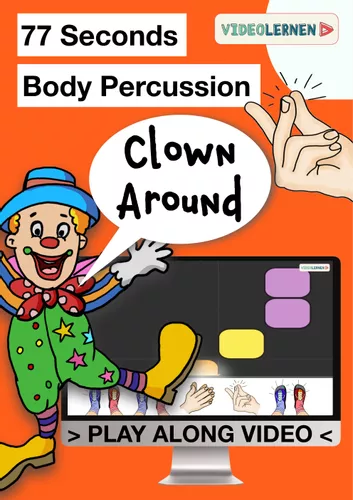 Musica V deo de participaci n para percusi n corporal Clown