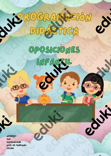 PORTADA PROGRAMACI N DID CTICA OPOSICIONES INFANTIL Material De PORTADA PROGRAMACI N DID CTICA OPOSICIONES INFANTIL Material De
