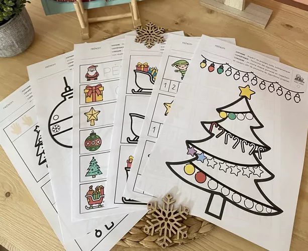 PDF de jeux sur le thème de Noël PDF de jeux sur le thème de Noël