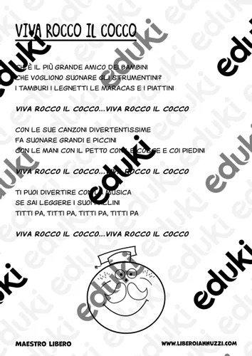 Viva Rocco il Cocco - Materiale didattico per la materia Musica