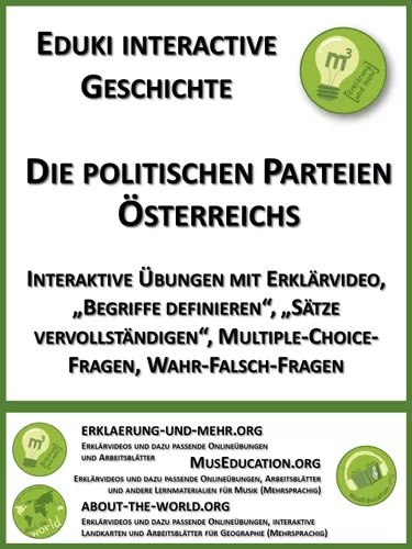 politischen parteien osterreichs interactive 1 Parteien Unterrichtsmaterial
Die politischen Parteien Österreichs interactive
