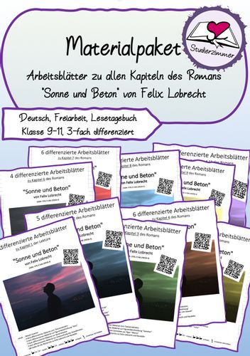 materialpaket differenzierte arbeitsblatter zu sonne und beton von felix lobrecht klasse 9 11 Sonne Und Beton Unterrichtsmaterial
Materialpaket differenzierte Arbeitsblätter zu "Sonne und Beton" von