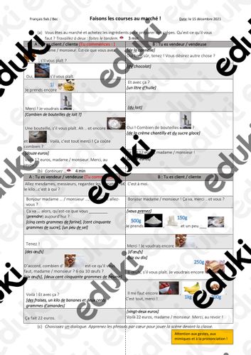 Teilungsartikel und Mengenangaben – Unterrichtsmaterial im Fach Deutsch