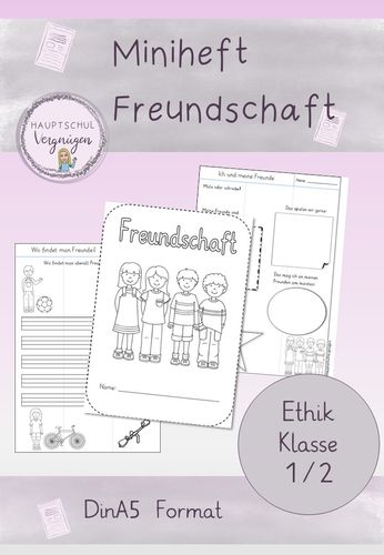 miniheft freundschaft ethik klasse 1 2 Ethik Unterrichtsmaterial Kostenlos
Miniheft Freundschaft Ethik Klasse 1 2 – Unterrichtsmaterial im Fach Ethik