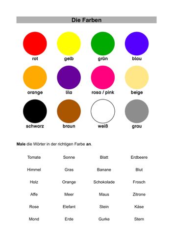ab farben daz material 3 Daz Farben Arbeitsblatt
AB Die Farben DaZ Material – Unterrichtsmaterial im Fach DaZ DaF